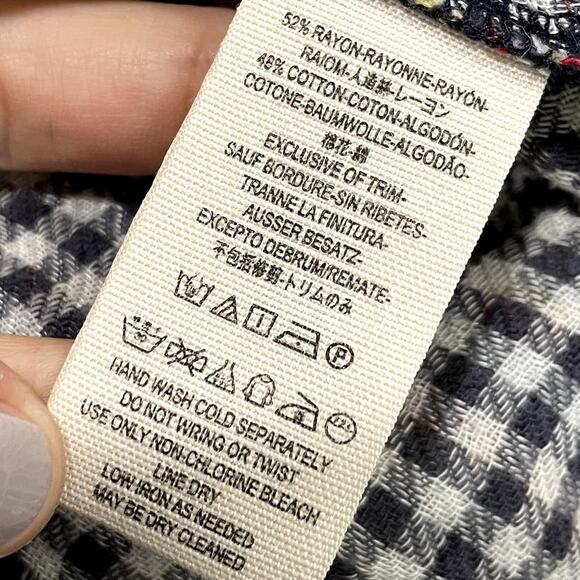 Free People Multicolor Plaid Button Down Shirt - Picture 9 of 12